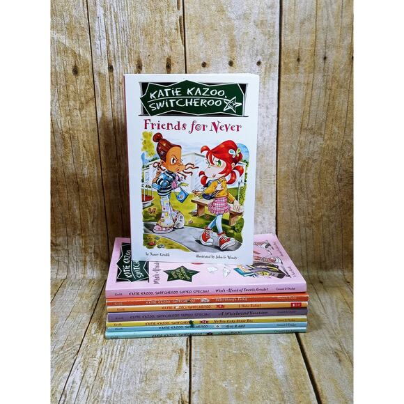 Vintage Katie Kazoo Switcheroo by Nancy Krulik 8 Book Bundle RL3 (bb6) - Picture 2 of 9
